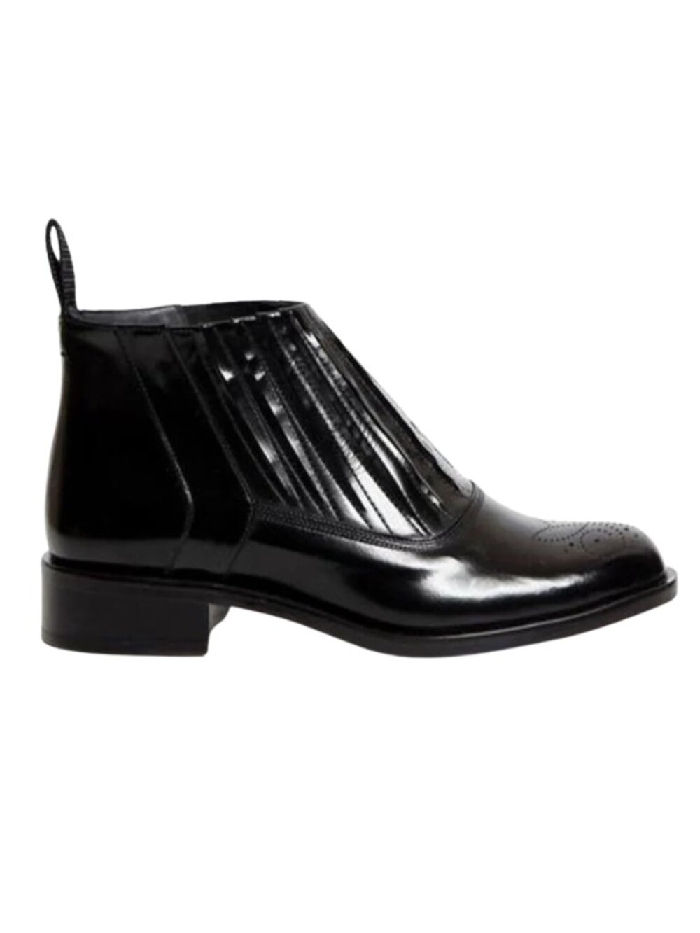 HAVVA Walter Leather Flat Booties